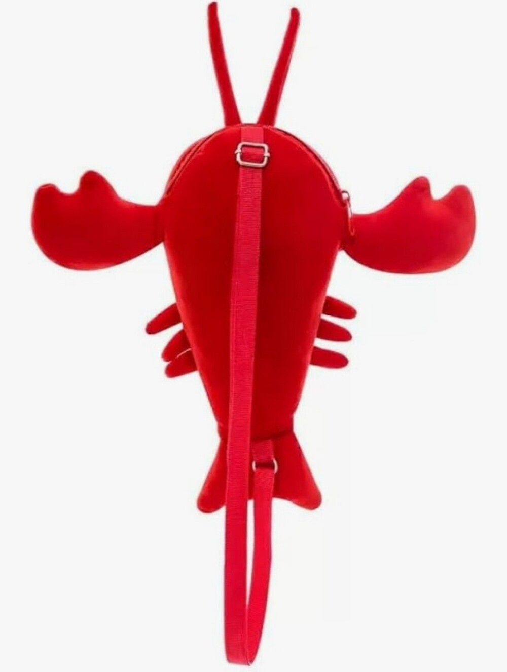 Cute Red Lobster Plush Crossbody Bag | Soft Stuffed Animal Bag NEW - Picture 3 of 5
